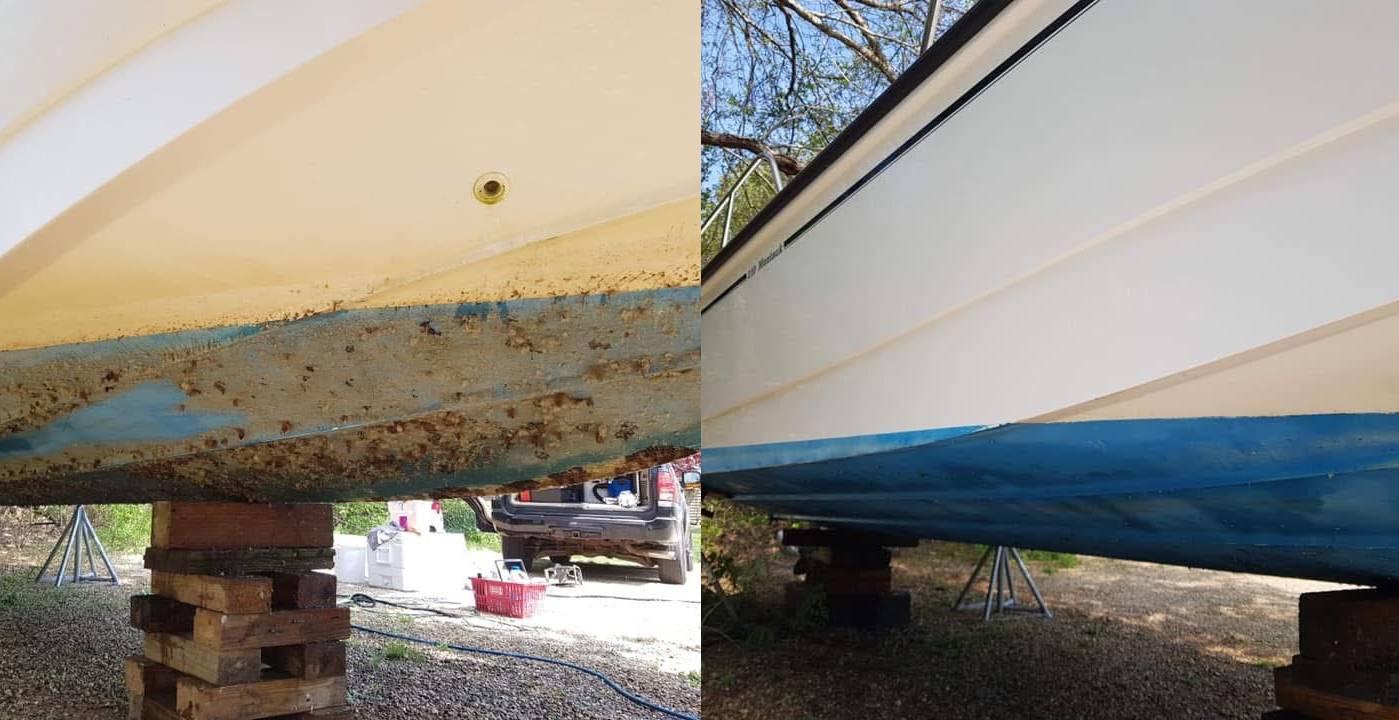 Vacuumed car interior and console